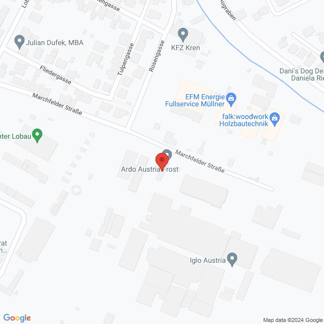 Ardo Austria Frost Gmbh Anfahrtsmappe