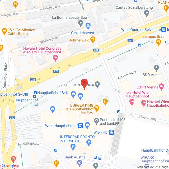 Anfahrtsmappe von Lehrbetrieb Nespresso Österreich GmbH & CO OHG nach Nespresso Österreich GmbH & CO OHG – Anfahrtsmappe